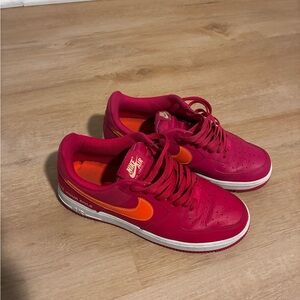 Nike Kids Vibrant Pink and Orange Sneakers